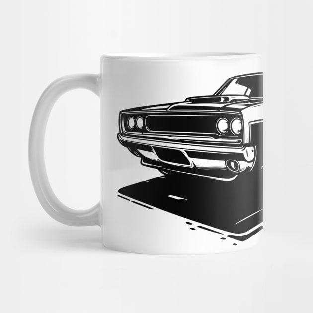 american muscle car by raventink